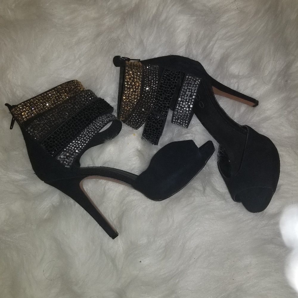 Aldo Rhinestone Heels - Picture 4 of 7